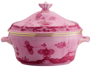 Ginori Oriente Italiano Porpora Soup Tureen w/cover